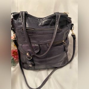 Real leather bag, Has no brand